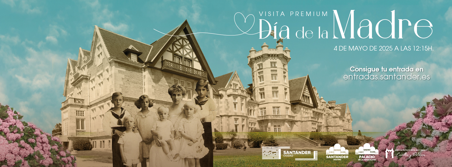 El Palacio de La Magdalena celebra, por primera vez, el Día de la Madre con una visita premium