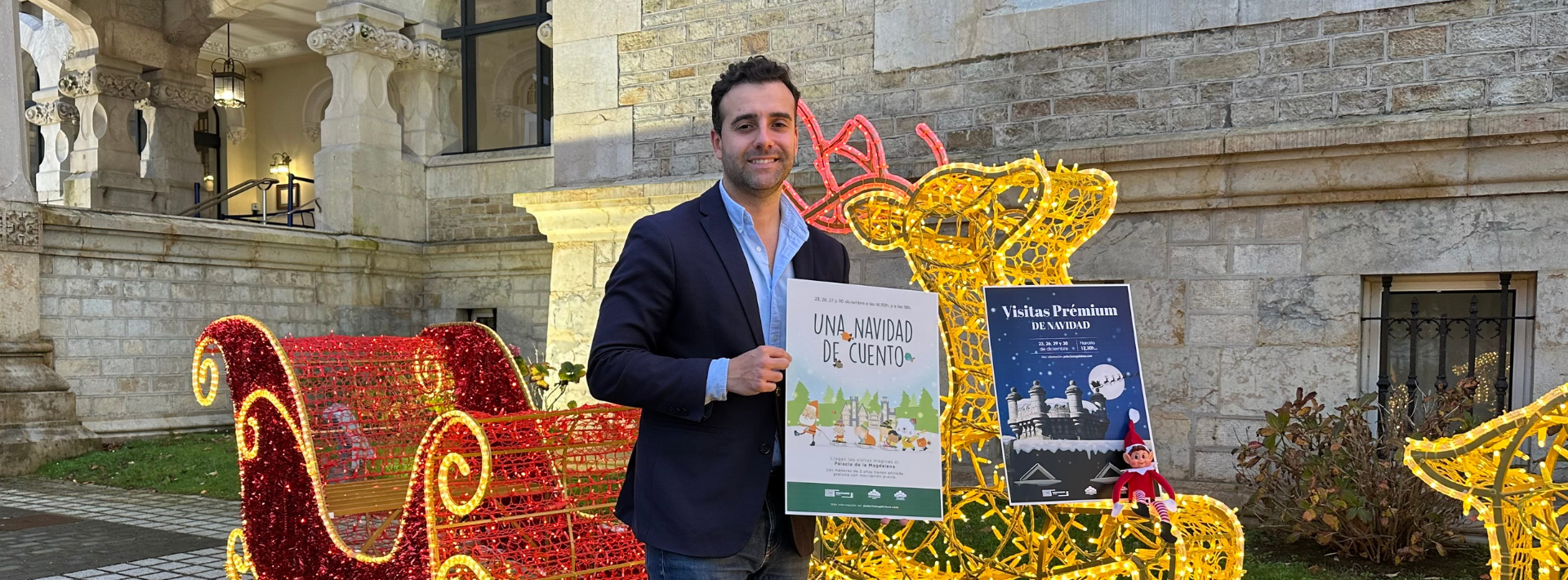 Santander invita a vivir una “Navidad de cuento” en el Palacio de la Magdalena con visitas guiadas y teatralizadas